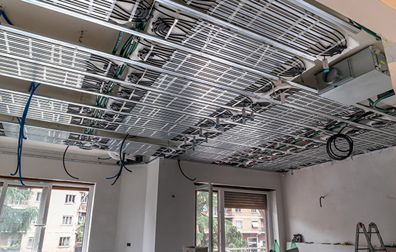 Impianto Radiante a soffitto Roma EUR